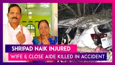 Shripad Naik, MoS Defence Injured, Wife & Close Aide Killed In Car Accident In Karnataka; Condolences Pour In