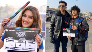 Akshay Kumar’s Bachchan Pandey Goes on Floor in Jaisalmer; Kriti Sanon, Sajid Nadiadwala’s Sons Give Clap for First Shot (View Pics)