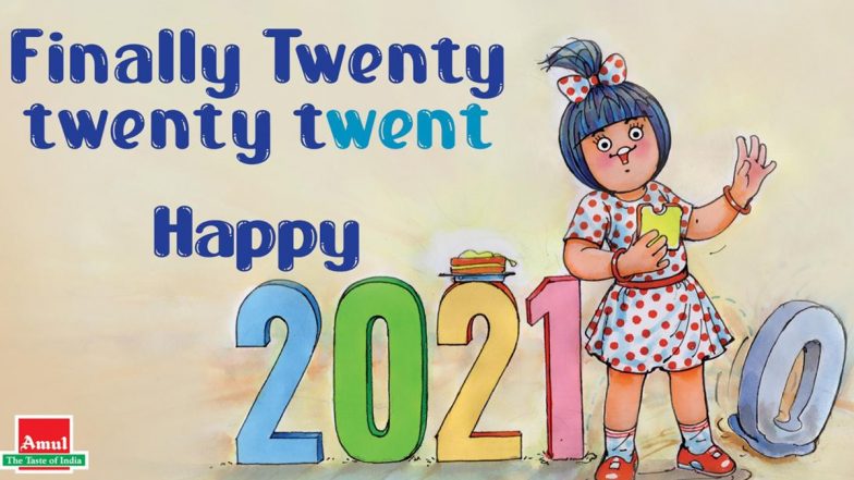 Amul’s Adorable Topical Ad Welcoming New Year 2021 Impresses Twitterati