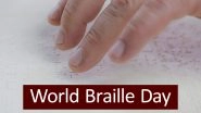 World Braille Day 2021 Date and Theme: Know History and Significance of The Day That Commemorates Louis Braille&rsquo;s Birth Anniversary