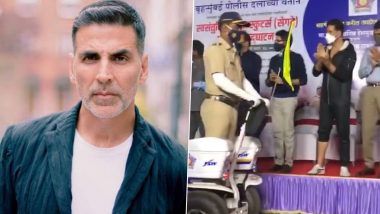 Akshay Kumar Attends Mumbai Police Event with Aaditya Thackeray, Anil Deshmukh (Watch Video)