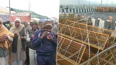 Farmers' Protest Updates: Security Deployment Continues at Singhu Border; Internet Services to Remain Suspended at Delhi Borders, Adjoining Areas till 11 PM Today
