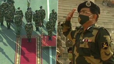 Attari-Wagah Border Beating Retreat Ceremony Live Streaming on Republic Day 2021: Watch Live Telecast Of The Ceremony Online on News Tak