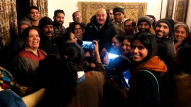 Anupam Kher and The Kashmir Files Unit Celebrate New Year’s Eve with Kashmiri Pandits of Uttarakhand (Watch Video)