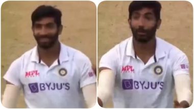 Jasprit Bumrah Hilariously Imitates Steve Smith During IND vs AUS 3rd Test 2021 Day 1, Video Goes Viral