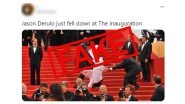 Jason Derulo Falling Down the Stairs at the US Presidential Inauguration Is Fake! Know Truth Behind the Viral Meme Pic