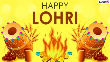 Happy First Lohri 2021 Wishes for Newly Married Couple: WhatsApp Stickers, Romantic Messages, GIF Greetings, Quotes, HD Images and SMS To Celebrate the Day