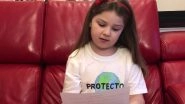 &lsquo;Dear Coronavirus, Just Go Away,&rsquo; Toddler Girl From London Writes Emotional Poem to COVID-19 Asking When Can She Play Again (Watch Video)