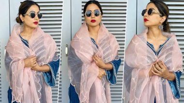 Hina Khan Exuding all the 'Vintage Fashion' Vibes With Her New Fashion Outing (View Pics)