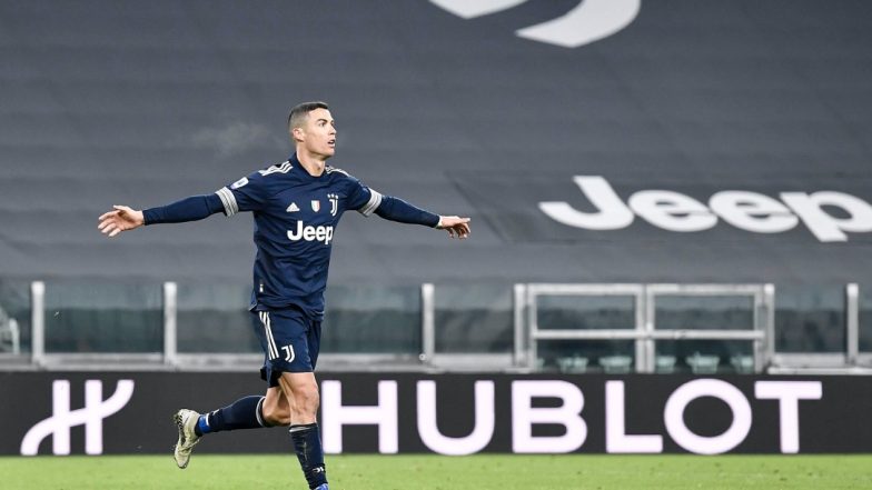 Cristiano Ronaldo Joins Josef Bican to Become Joint-Highest Goal-Scorer of All Time, Nets a Stunning Goal Against Sassuolo in Serie A 2020-21 Match (Watch Video)