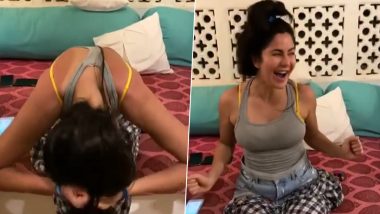 Katrina Kaif Shows Quirky 'Hair Trick' and Her Adorable Smile Will Have Your Attention (Watch Video)