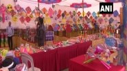 Uttarayan 2021: Kite Market in Gujarat&rsquo;s Rajkot Decked Up Ahead of Sankranti, Kites of COVID-19 Theme, Photos of PM Narendra Modi, Cricketers and Actors Seen