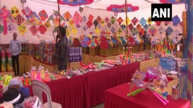 Uttarayan 2021: Kite Market in Gujarat’s Rajkot Decked Up Ahead of Sankranti, Kites of COVID-19 Theme, Photos of PM Narendra Modi, Cricketers and Actors Seen