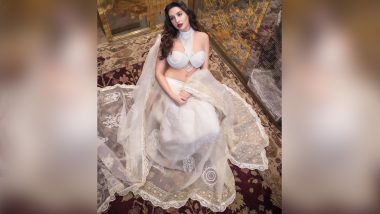 Nora Fatehi is a Vision to Behold In her Princely White Attire (View Pic)