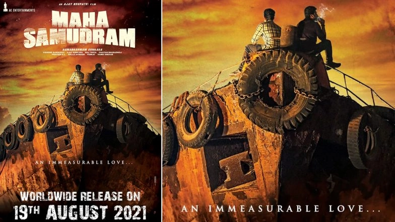 Maha Samudram: Sharwanand And Siddharth’s Epic Tale Of ‘An Immeasurable Love’ To Release In Theatres On August 19! (View Poster)