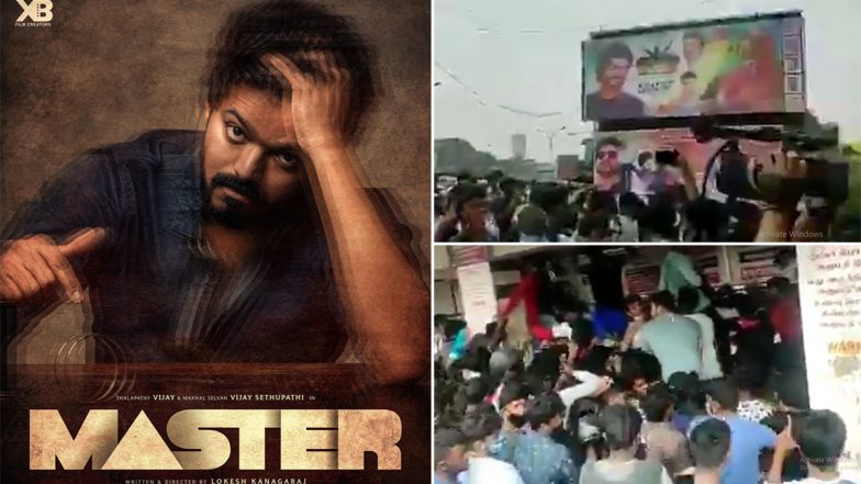 Master: Video Goes Viral Of Large Crowds Gathering Outside Rohini Theatre To Book Tickets For Thalapathy Vijay’s Film And Breaking COVID-19 Safety Protocols