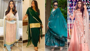 Lohri 2021: Shehnaaz Gill, Himanshi Khurana and Ankita Lokhande's Traditional Outfits To Amp Up Your Festive Wardrobe (View Pics)