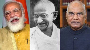 Martyrs' Day 2021: PM Narendra Modi, President Ram Nath Kovind, Others Pay Tribute to Mahatma Gandhi on His 73rd Death Anniversary