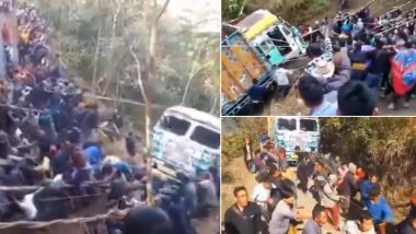 Unity is Strength! Locals in Phek District’s Kutsapo Village Pull Truck From Deep Gorge With Rope, Watch Inspiring Video from Nagaland