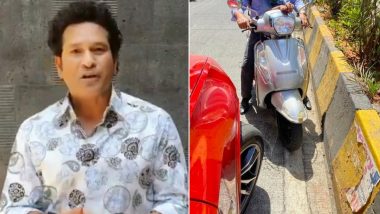 Sachin Tendulkar Urges Citizens To Follow Traffic Regulations At the Start of National Road Safety Week