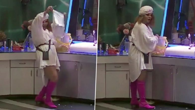 Bigg Boss 14: Rakhi Sawant Tears Abhinav Shukla’s Underwear as an Act of Revenge on Him for Ignoring Her