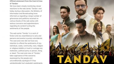 Tandav Row: The Makers of Saif Ali Khan’s Amazon Prime Series Offer ‘Sincere Apologies’ for Hurting Sentiments, Director Ali Abbas Zafar Shares the Same on Twitter
