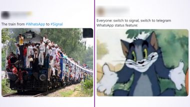 Signal & Telegram the New Whatsapp? As People Opt for Other Messaging Apps After New Privacy Policy, Funny Memes and Jokes Take over Social Media!