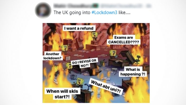 Lockdown 3 in UK Sparks Funny Memes and Jokes on Twitter You Can't Miss!