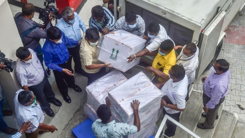 COVID-19 Vaccination in India: First Consignment of 2.40 Lakh Vials of Coronavirus Vaccines for Assam, Meghalaya Reach Guwahati