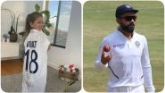 Virat Kohli Gifts Autographed Jersey to David Warner&rsquo;s Daughter Indi, Australian Batsman Thanks Indian Cricket Team Captain For Kind Gesture (See Pic)