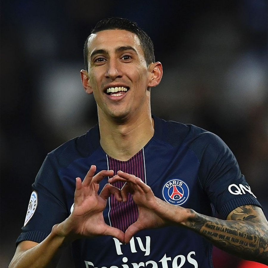 Ángel Di María, Argentine footballer who plays for PSG | February 14 ...