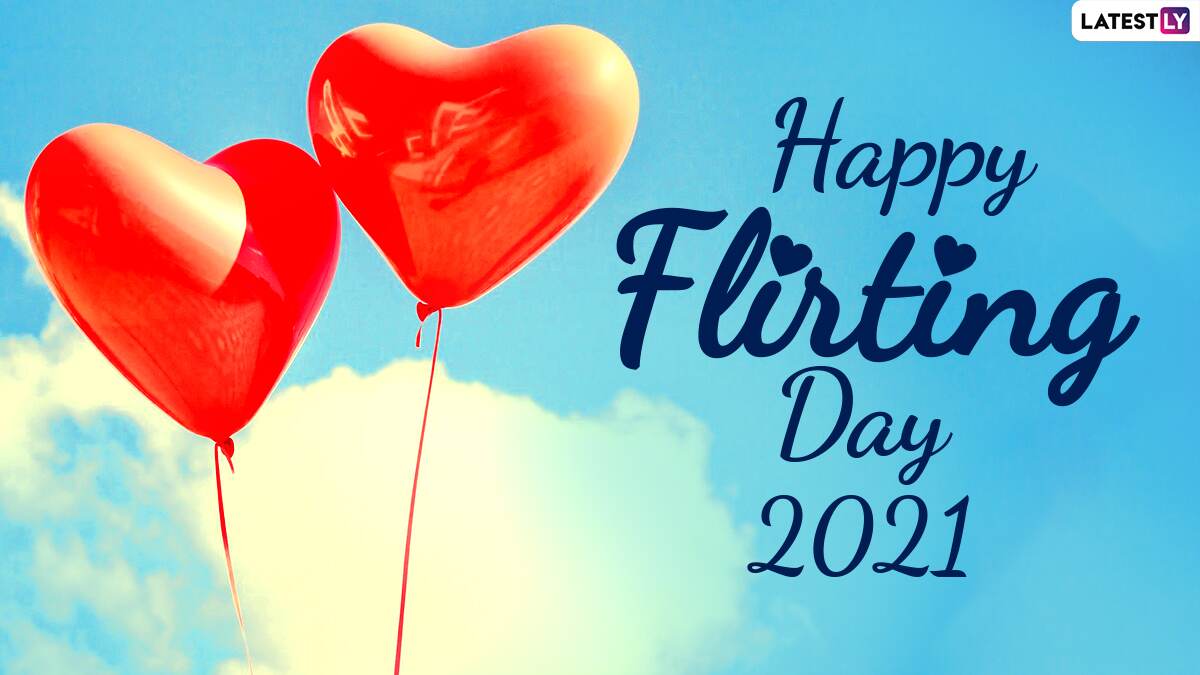 Flirting Day 2021 Messages HD Wallpapers  Quotes Share GIFs Facebook  Images Telegram Messages  WhatsApp Stickers During AntiValentine Week    LatestLY