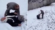 Cutest Video on Valentine&rsquo;s Day 2021! Elderly Couple Captured Laughing So Hard While Enjoying the Snow Will Make You Believe True Love Never Gets Old