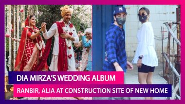 Dia Mirza Shares Beautiful Pictures From Her Wedding Album; Aditi Rao Hydari's Ethereal Bridesmaid Look; Ranbir Kapoor, Alia Bhatt & Neetu Kapoor At Construction Site Of New Home