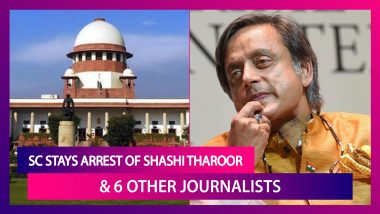 Supreme Court Stays Arrest Of Shashi Tharoor, Rajdeep Sardesai, And 5 Other Journalists Over Farmer Death Tweet