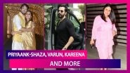 Priyaank Sharma-Shaza Morani's Wedding Party, Varun Dhawan, Ranveer Singh At Varun Sharma&rsquo;s Birthday, Kartik Aaryan, Kareena Kapoor Spotted & More
