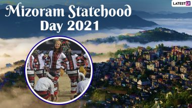 Mizoram Statehood Day 2021 Messages and Quotes: Send WhatsApp Stickers, Facebook Greetings, Telegram HD Images and GIFs to Mark Mizoram’s Foundation Day