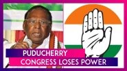 Puducherry: Congress Loses Power, Chief Minister V Narayanasamy Resigns, Blames BJP