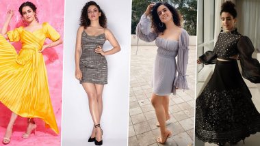 Sanya Malhotra Birthday Special: Cute and Charming, Her Style File Is In Sync With Her Bubbly Persona (View Pics)