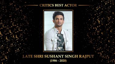 DPIFF Awards: Sushant Singh Rajput Posthumously Honoured With Dadasaheb Phalke Award For Critics Best Actor