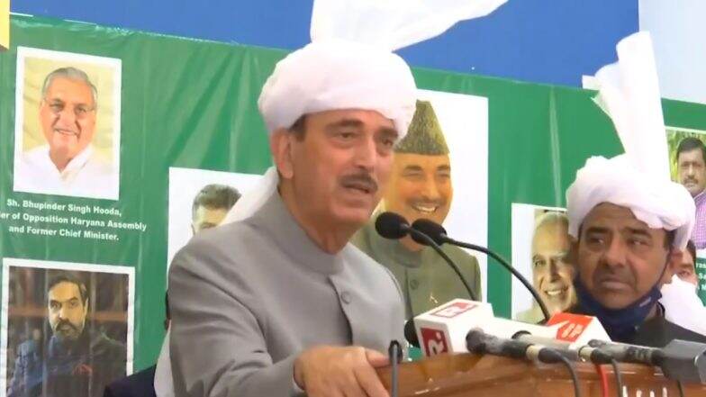 Ghulam Nabi Azad Praises PM Narendra Modi, Says Prime Minister is Connected to Roots (Watch Video) Ghulam Nabi Azad Praises PM Narendra Modi, Says Prime Minister is Connected to Roots (Watch Video)