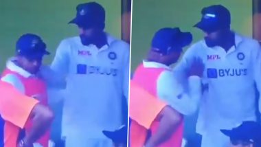 Mohammed Siraj Grabs Kuldeep Yadav by the Back of His Neck As Two Cricketers Engage in Banter (Watch Video)