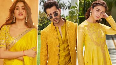 Basant Panchami 2021 Style Guide: These Yellow Outfits From Alia Bhatt, Janhvi Kapoor, Varun Dhawan Are Perfect for Saraswati Puja
