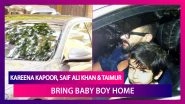 Kareena Kapoor, Saif Ali Khan & Taimur Bring Baby Boy Home; Little Boy Seen Sleeping In Nanny&rsquo;s Arms