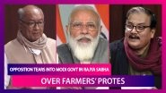 Budget Session Of Parliament: Opposition Tears Into Modi Government In Rajya Sabha Over Farmers&rsquo; Protest