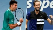 Novak Djokovic vs Daniil Medvedev, US Open 2021 Final Live Streaming Online: How to Watch Free Live Telecast of Men&rsquo;s Singles Tennis Match?