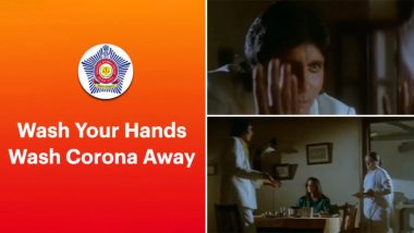 Mumbai Police Takes The Agneepath Way To Ask Citizens To Wash Hands As COVID-19 Cases Increase In The City (Watch Video)