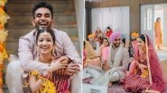 Jayant Yadav Marries Girlfriend Disha Chawla, Indian All-Rounder Shares Wedding Pictures on Social Media (See Post)