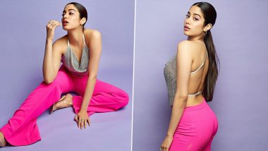 Janhvi Kapoor's Pink Pants With Blingy Top is Making Us Say 'Wowza'!