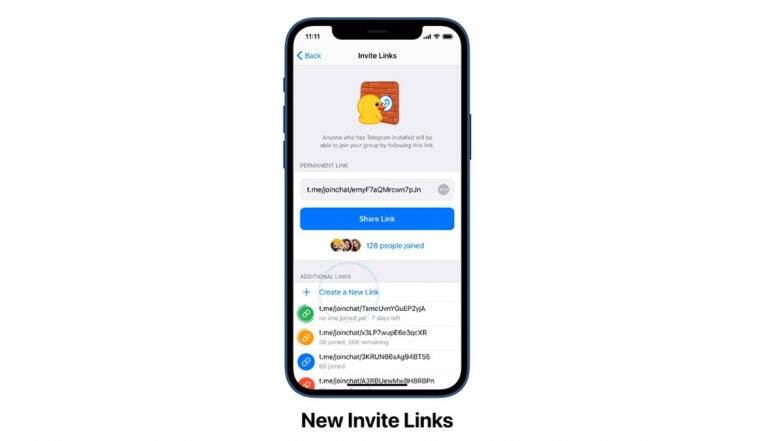 Telegram Expiring Invite Links